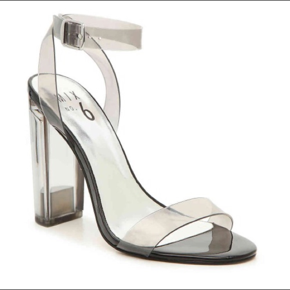 Lucite Heeled Sandal